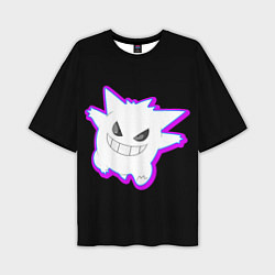 Футболка оверсайз мужская Pokemon gengar, цвет: 3D-принт