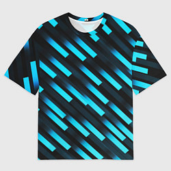Футболка оверсайз мужская Bandpass flow, цвет: 3D-принт