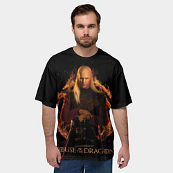 Футболка оверсайз мужская Дом Дракона Принц Деймон Таргариен, цвет: 3D-принт — фото 2