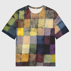 Мужская футболка оверсайз Древний звук картина Пауль Клее, 1925