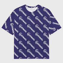 Футболка оверсайз мужская Кастлвания узор, цвет: 3D-принт