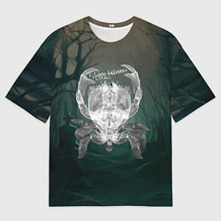 Мужская футболка оверсайз Happy Halloween - Crab