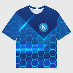 Футболка оверсайз мужская Napoli Соты абстракция, цвет: 3D-принт