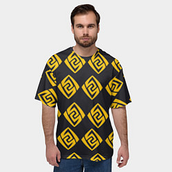 Футболка оверсайз мужская Гео Genshin Impact 3D, цвет: 3D-принт — фото 2