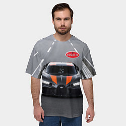 Футболка оверсайз мужская Bugatti - лучший среди равных, цвет: 3D-принт — фото 2