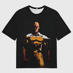 Футболка оверсайз мужская One Punch-Man - человек-кулак, цвет: 3D-принт