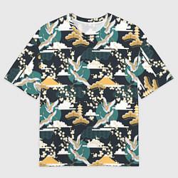 Футболка оверсайз мужская Japan mural, цвет: 3D-принт