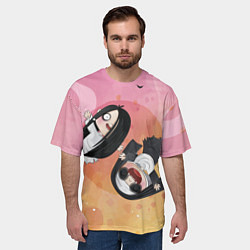 Футболка оверсайз мужская HALLOWEEN ХЭЛЛУИН, цвет: 3D-принт — фото 2