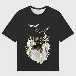 Футболка оверсайз мужская Йоруичи Шихоин Неко, цвет: 3D-принт