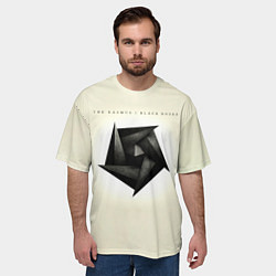 Футболка оверсайз мужская Black Roses - The Rasmus, цвет: 3D-принт — фото 2