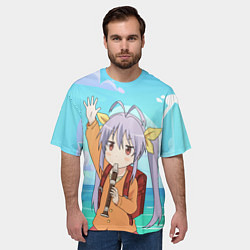 Футболка оверсайз мужская Рэнгэ Мияучи - Деревенская глубинка, цвет: 3D-принт — фото 2