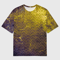 Футболка оверсайз мужская Текстура - Old wall, цвет: 3D-принт