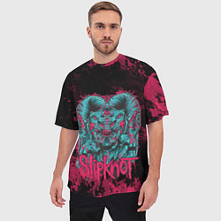 Футболка оверсайз мужская Monster Slipknot, цвет: 3D-принт — фото 2