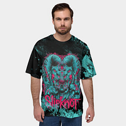 Футболка оверсайз мужская Monster Slipknot, цвет: 3D-принт — фото 2