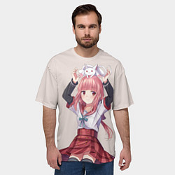 Футболка оверсайз мужская Sweet Iroha Tamaki - Записи о магии Девочка-волшеб, цвет: 3D-принт — фото 2