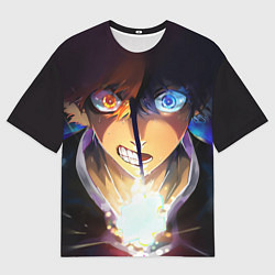 Футболка оверсайз мужская Blue Lock anime, цвет: 3D-принт