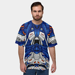 Футболка оверсайз мужская Инопланетный костюм, цвет: 3D-принт — фото 2