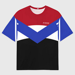 Мужская футболка оверсайз FIRM как из 90х