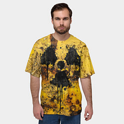 Футболка оверсайз мужская Rusty radiation, цвет: 3D-принт — фото 2