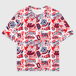 Футболка оверсайз мужская Made fresh daily, цвет: 3D-принт