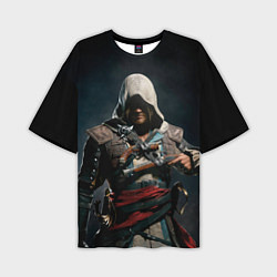 Футболка оверсайз мужская Assassins Creed 4, цвет: 3D-принт