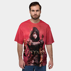 Футболка оверсайз мужская Lost Ark - woman assassin, цвет: 3D-принт — фото 2