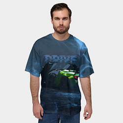 Футболка оверсайз мужская Drive civetta, цвет: 3D-принт — фото 2