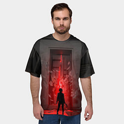 Футболка оверсайз мужская Control, цвет: 3D-принт — фото 2