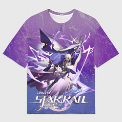 Футболка оверсайз мужская Арлан Хонкай Стар Рейл, цвет: 3D-принт