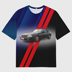 Футболка оверсайз мужская Немецкий кабриолет Mercedes SL-Class, цвет: 3D-принт