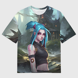 Футболка оверсайз мужская Jinx art, цвет: 3D-принт