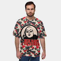 Футболка оверсайз мужская Егор Летов - всё идёт по плану, цвет: 3D-принт — фото 2