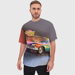 Футболка оверсайз мужская My summer car 1961 Plymouth Fury, цвет: 3D-принт — фото 2