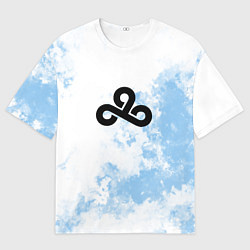 Футболка оверсайз мужская Cloud9 Облачный, цвет: 3D-принт