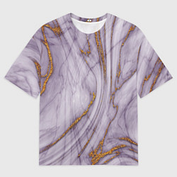 Футболка оверсайз мужская Grey golden style, цвет: 3D-принт