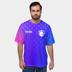 Футболка оверсайз мужская Форма Team Liquid, цвет: 3D-принт — фото 2
