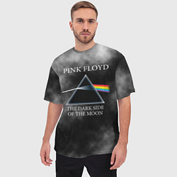 Футболка оверсайз мужская Pink Floyd космос, цвет: 3D-принт — фото 2