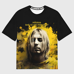 Футболка оверсайз мужская Nirvana Graffiti, цвет: 3D-принт