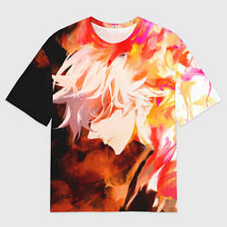Футболка оверсайз мужская Адский Рай Габимару, цвет: 3D-принт