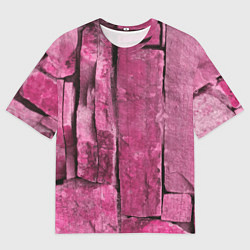 Мужская футболка оверсайз Violet stones