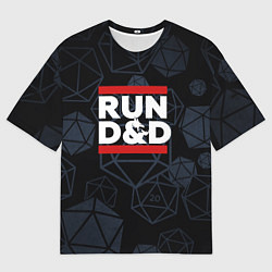 Мужская футболка оверсайз Подземелья и драконы dnd
