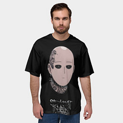 Футболка оверсайз мужская Saitama - Slipknot, цвет: 3D-принт — фото 2
