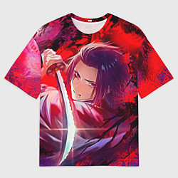 Футболка оверсайз мужская Сюгэн Ямада Асаэмон Адский рай, цвет: 3D-принт