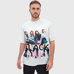 Футболка оверсайз мужская Blackpink girls, цвет: 3D-принт — фото 2