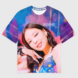 Мужская футболка оверсайз BlackPink Gorgeous Jennie