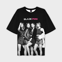 Футболка оверсайз мужская Blackpink Beautiful girls, цвет: 3D-принт