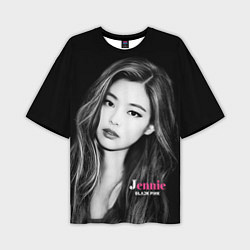 Футболка оверсайз мужская Jennie Kim Blackpink, цвет: 3D-принт