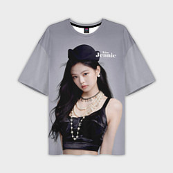 Футболка оверсайз мужская Blackpink Lady Jennie Kim, цвет: 3D-принт