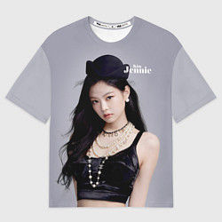 Футболка оверсайз мужская Blackpink Lady Jennie Kim, цвет: 3D-принт