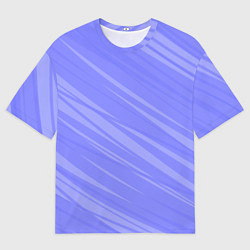 Футболка оверсайз мужская Диагональные полосы сиреневый, цвет: 3D-принт